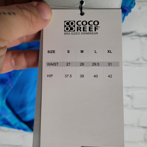 COCO REEF | Silent Bloom Skinny Dip mesh bikini swim bathing suit bottoms - Picture 9 of 13